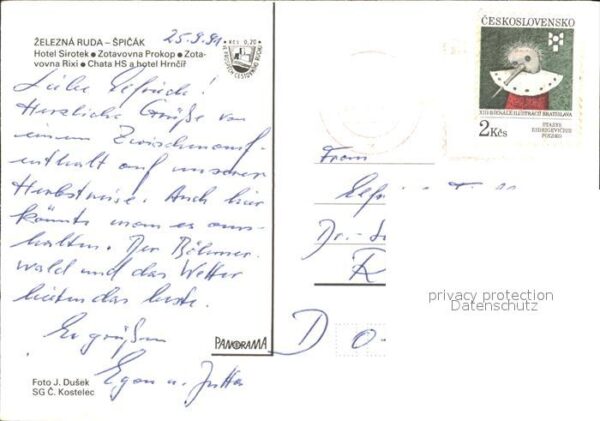 Spicak Zelezna Ruda Hotel Sirotek – Bild 2