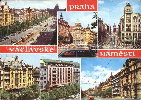 Praha Prahy Prague Wenzelsplatz