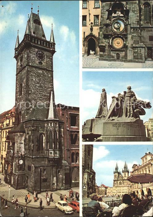 Praha Prahy Prague Altstädter Ring Uhrenturm