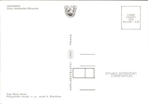 Jachymov Ustav Akademika Behounka – Bild 2