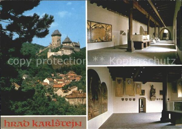 Hrad Karlstejn Burg innen und aussen