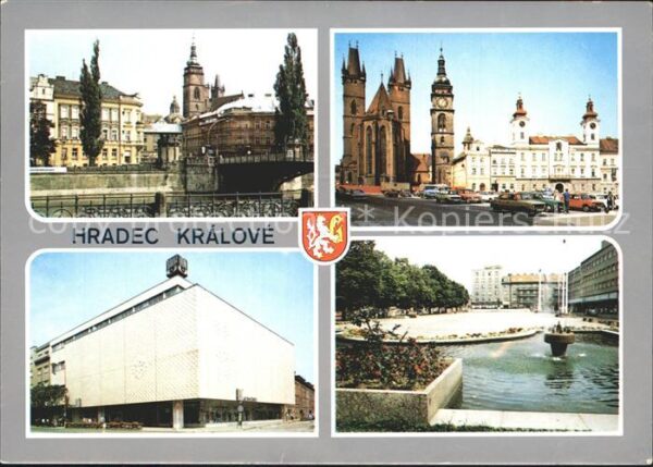 Kralovehradecko Hradec Kralove Kirchen Brücke Brunnen