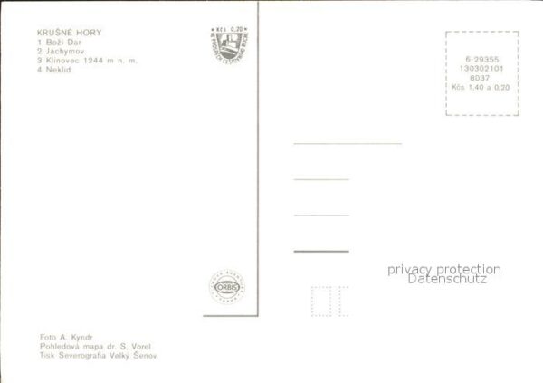 Krusne Hory Panoramakarte Sendetürme – Bild 2