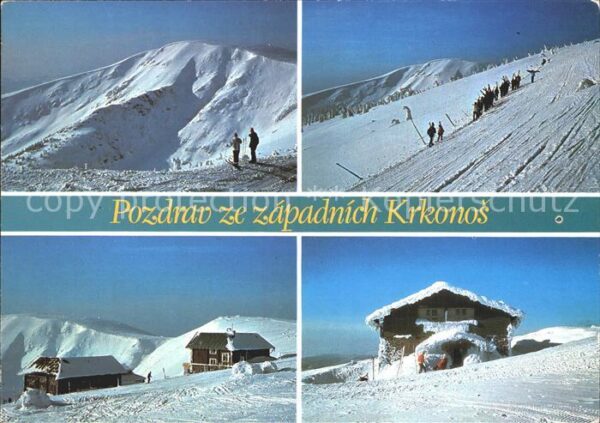 Krkonose Zapadni Berghäuser Skigebiet