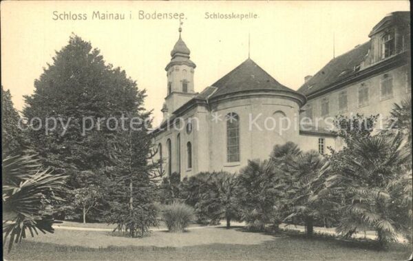 Insel Mainau Schloss mit Kapelle
