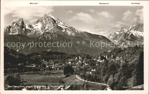 Berchtesgaden gegen Watzmann