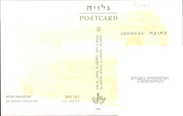 Kfar Nahum Ruine Synagoge – Bild 2