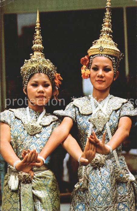 Thailand Richly Dressed Thai Actors Tänzerinnen