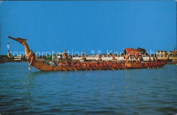 Bangkok Royal Kathin Ceremony altes Boot