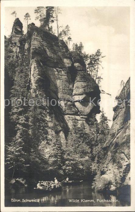 Tschechische Republik Wilde Klamm Fuchsstein Böhmische Schwei