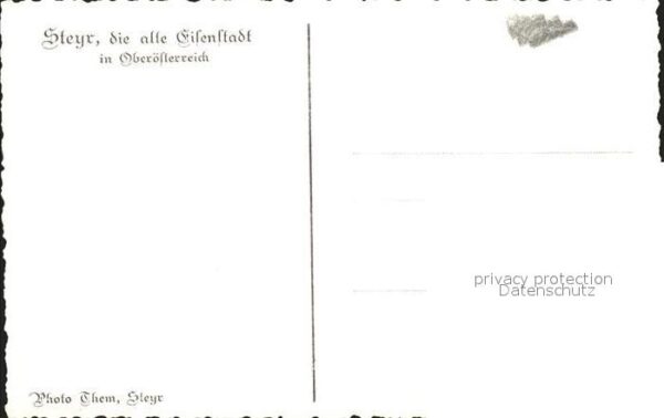 Steyr Enns Oberoesterreich Partie am Fluss mit Brücke Eisenstadt – Bild 2