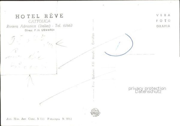 Cattolica Rimini Hotel Reve Fliegeraufnahme – Bild 2