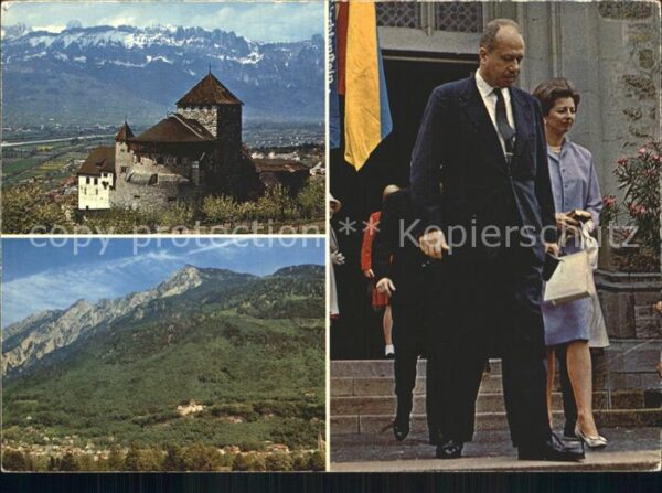Vaduz Schloss Rheintal Kreuzberge Fürst Franz