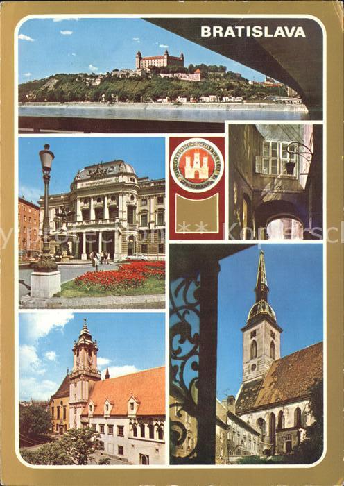 Bratislava Pressburg Pozsony Kirchen Burg