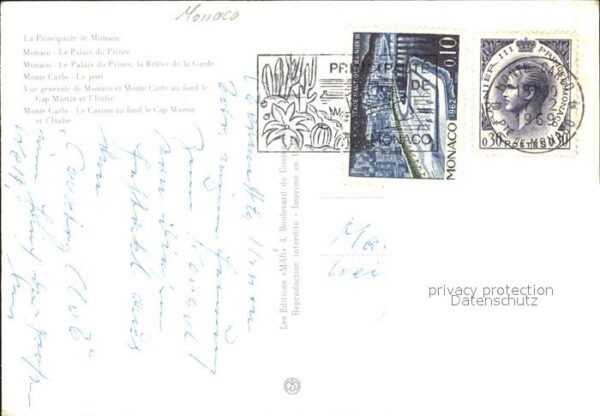 Monaco Monte Carlo Hafen und Palast – Bild 2