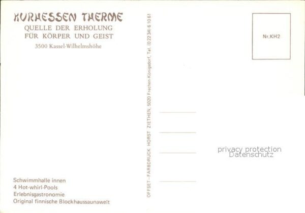 Wilhelmshoehe Kassel Kurhessen Therme – Bild 2