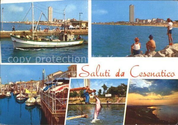 Cesenatico Hafen Delphin