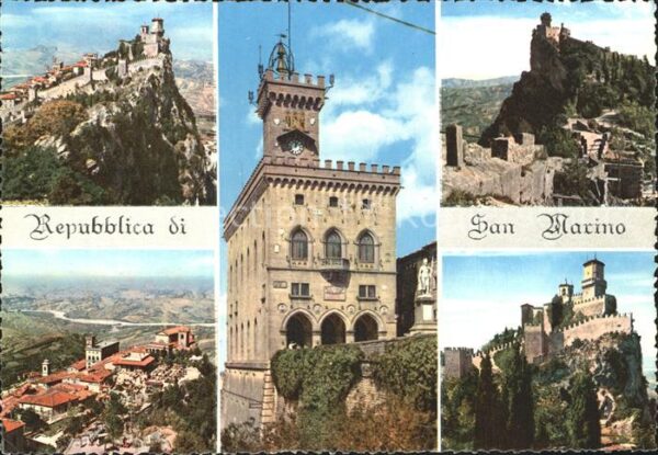 San Marino San Marino mit Burg