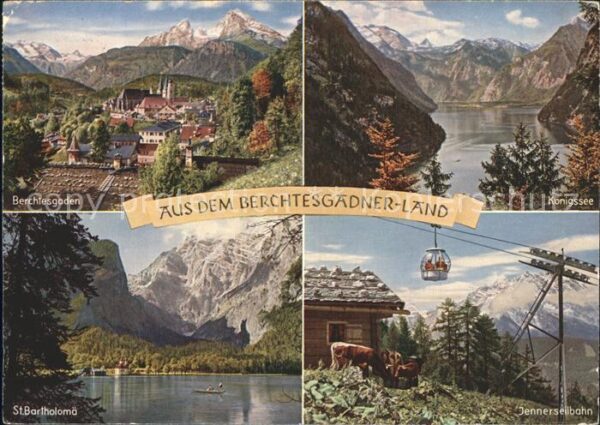 Berchtesgaden Königsee St. Bartholomä Jennerseilbahn