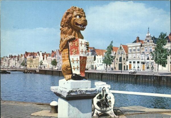 Harlingen Friesland Leeuw aan de Noorderhaven