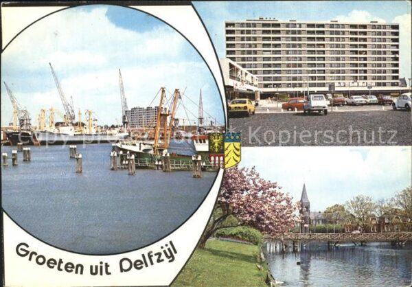 Delfzijl Hafen Brückenpartie