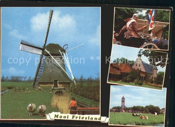 Friesland Niederlande Mühle