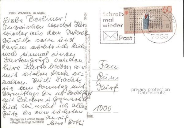 Wangen Allgaeu Fliegeraufnahme – Bild 2