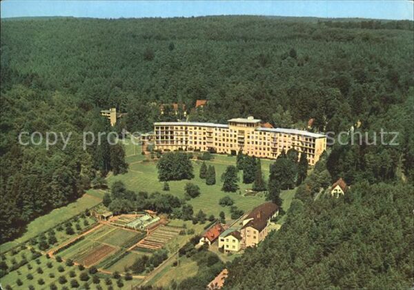 Sandbach Hessen Fliegeraufnahme Ernst Ludwig Sanatorium
