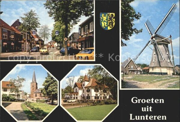 Lunteren Mit Kirche und Mühle