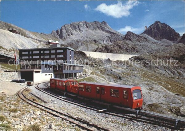 Reisseck Kaernten Reisseckbahn mit Berghotel Reisseck