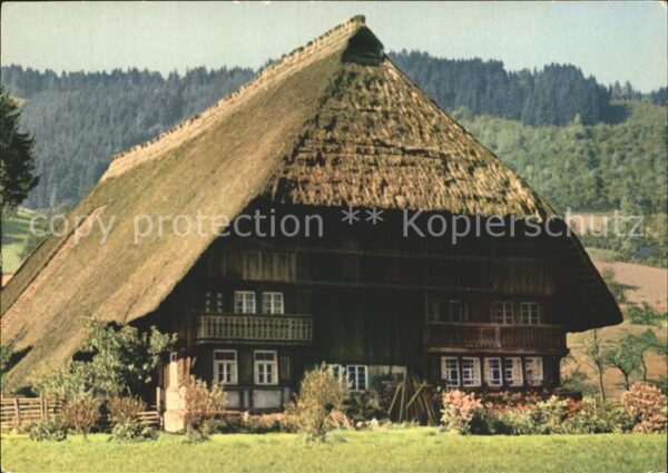 Lahr Schwarzwald altes strohbedeckte Haus