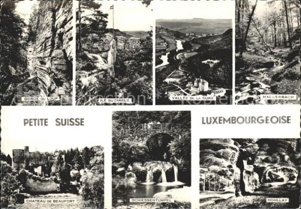 LUXEMBOURG  Luxemburg Gorge du Lpup Ile du Diable Hallerbach