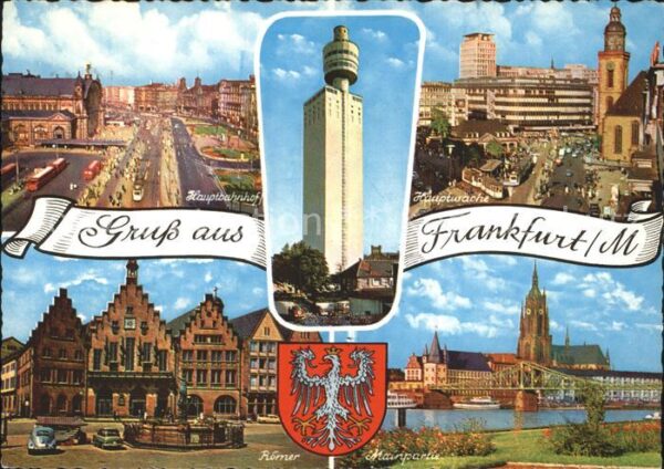 Frankfurt Main Hauptbahnhof Hauptwache Henninger-Turm