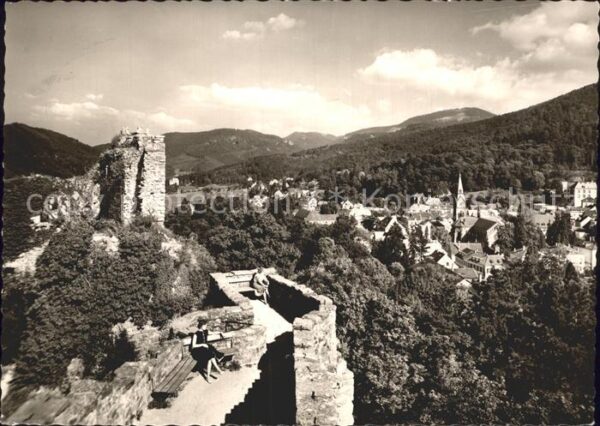 Badenweiler Blick von der Burg