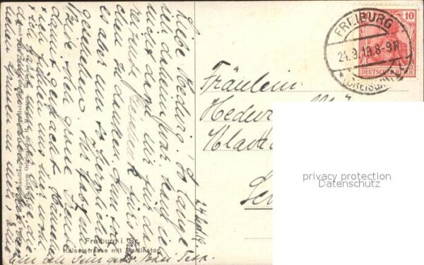 Hoffmann Heinrich Freiburg im Breisgau Kaiserstrasse Mart – Bild 2
