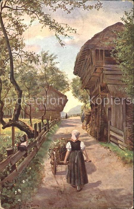 Hoffmann Heinrich Dorfstrasse im Oberprechttal Stempel II