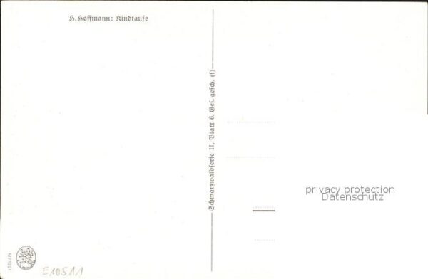 Hoffmann Heinrich Kindtaufe Trachten Schwarzwald – Bild 2
