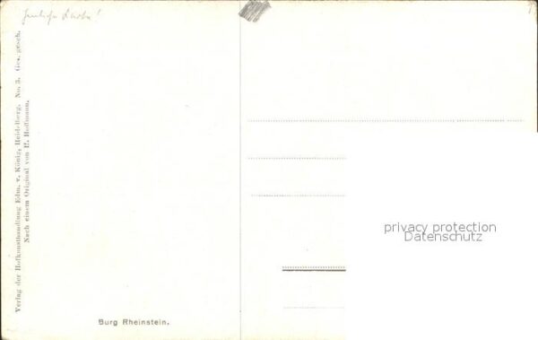 Hoffmann Heinrich Burg Rheinstein – Bild 2