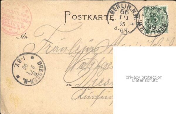 Rosen Vergissmeinnicht Stempel F. Schüler's W – Bild 2