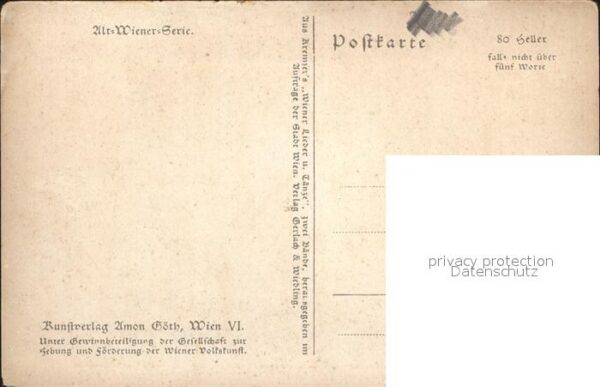 Kuenstlerkarte Josef Engelhart Schneider Frauen Kleidu – Bild 2