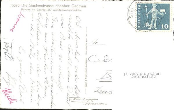 Postbus Sustenstrasse Gadmen Gschletter Wendenw – Bild 2