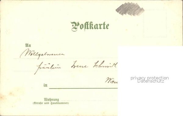 Monatskarte Februar Litho – Bild 2