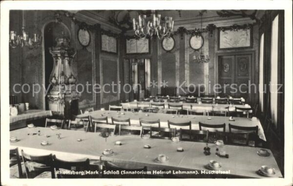 Rheinsberg Schloss Muschelsaal Sanatorium Helmut L