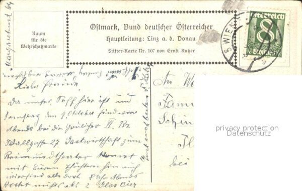 BDD Ostmark Ernst Kutzer Adalbert Stifter Der Waldg – Bild 2