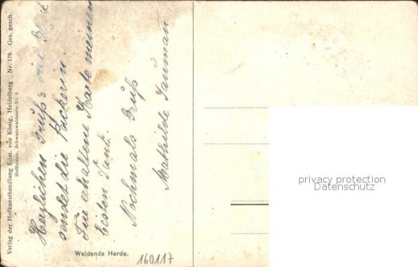Hoffmann Heinrich Weidende Herde Schwarzwald – Bild 2