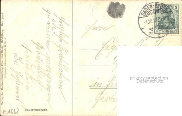 Hoffmann Heinrich Bauernhochzeit Schwarzwald Trachten Tub – Bild 2