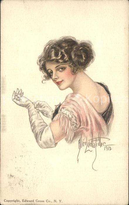 Kuenstlerkarte Alice Luetta Fidler American Girl Nr. 2