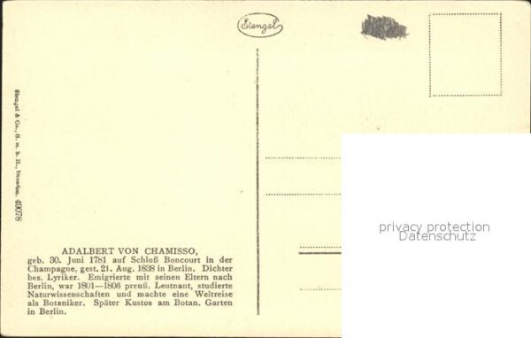 Persoenlichkeiten Dichter Adelbert von Chamisso – Bild 2