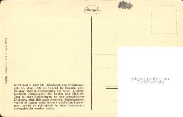 Persoenlichkeiten Nikolaus Lenau Dichter – Bild 2
