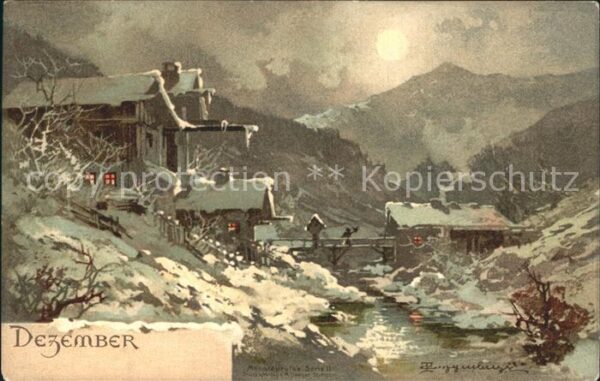 Monatskarte Dezember Künstlerkarte Thomas Guggenber